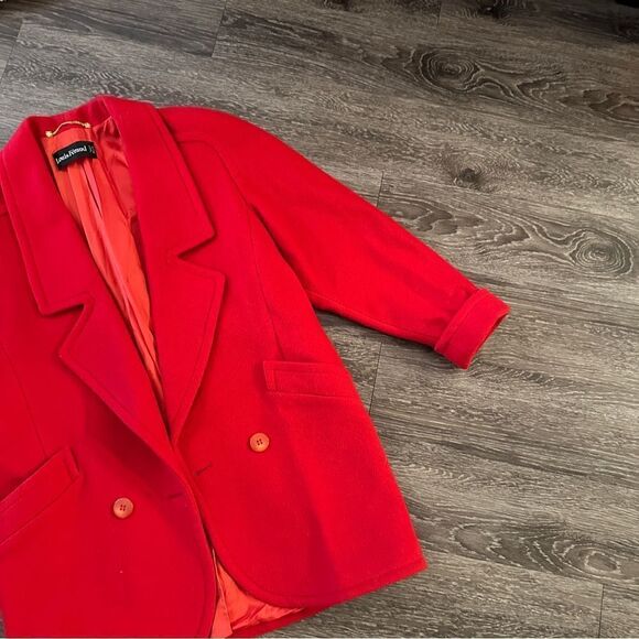 Louis Feraud vintage red jacket - Picture 5 of 12